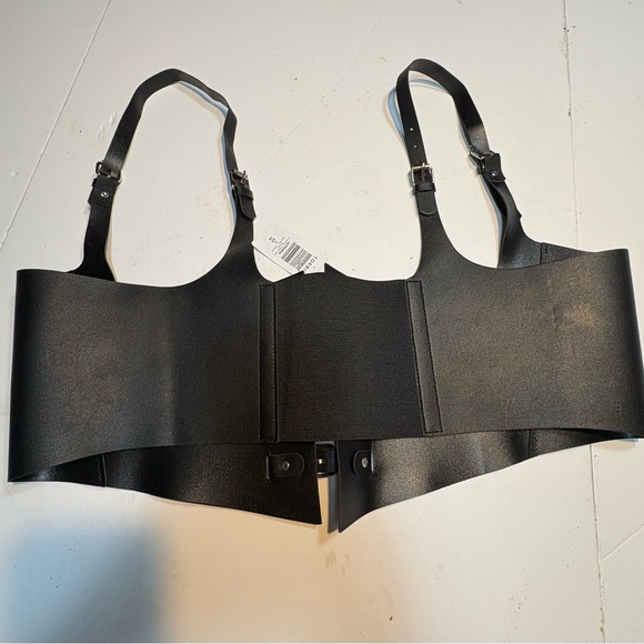 Torrid Black Faux Leather corset harness belt buckles accessory 4x - Picture 5 of 5
